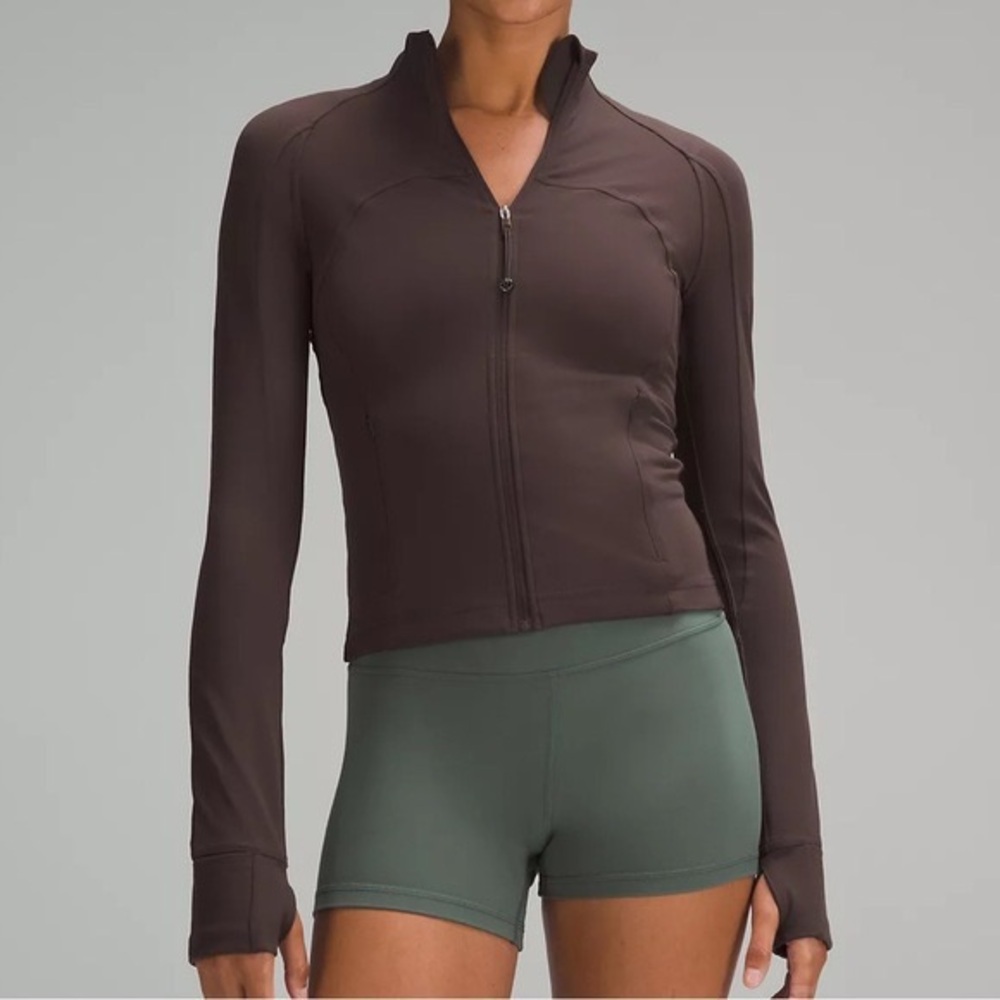 Lululemon Define Cropped Jacket Nulu Espresso 10